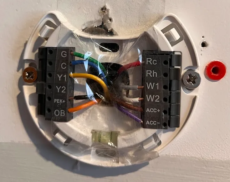 Final Ecobee Wiring